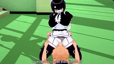 Maid Bot in the Hallway - 3D Hentai