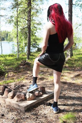 Hiking in warm weather