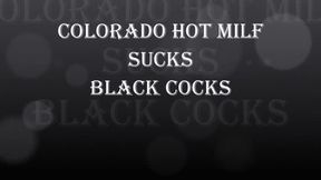 COLORADO HOT MILF SUCKS BLACK COCKS