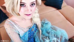 Elsa has been fucked like a hoe - Frozen 2 cosplay by Eva Elfie