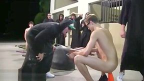 College boys pissing school gay This week's HazeHim obedience winners got