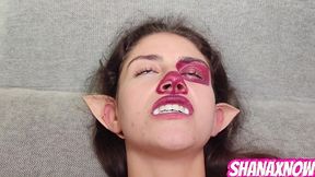 body transformed into a horny werewolf woman fantasies feet
