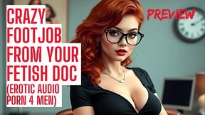 Hot psychiatrist uncovers your foot fetish (Audio Porn)