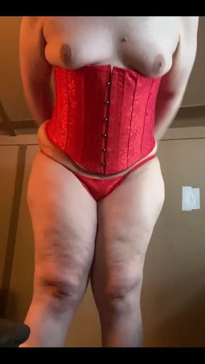 I got a corset thingy