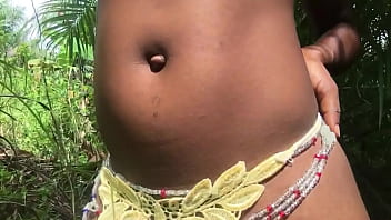 Out in the jungle alone I moan and cum whiles smoking