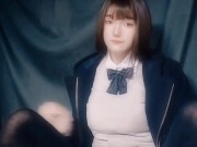 男の娘オナニー Japanese crossdresser teasing