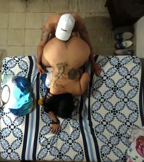 Multiorgasmic Stepsister Has Several Squirts While Being Fucked on All Fours