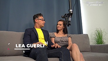 Behind The Scenes Of Hot Lea Guerlin Sucking And Fucking After Podcast