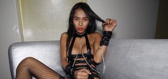 Big Tits Asian Shemale’s Erotic Lingerie Play