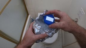 helping stepson to get a sperm sample with my ass and pussy