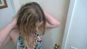 helping stepson to get a sperm sample with my ass and pussy