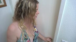 helping stepson to get a sperm sample with my ass and pussy
