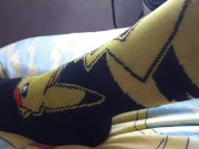 Putting on and Taking off Colorful Socks from My Collection