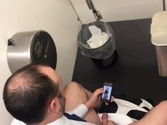 Str8 spy daddy in public toilet part 2