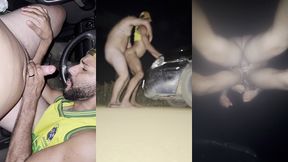 o mecanico me levou para um sitio e me fudeu na rua em cima do carro mesmo