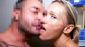hot 5 stars milf caught in bathroom and fucked in bed!!!