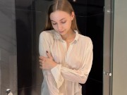Transparent White Shirt Dry vs Wet
