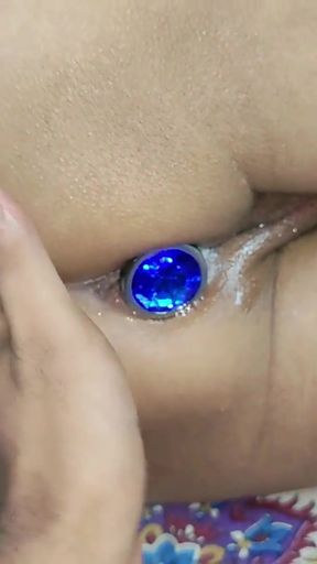 Emotional moment from &quot;Anal Fuck- first step anal butt plug complete Ass Fucking Indian Wife Porn Videos&quot;