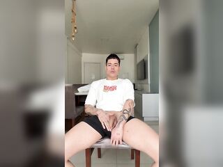 Enjoying myself in a rubber asshole