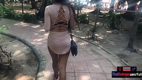 Hot Thai teen gives hardcore blowjob and gets fucked doggystyle