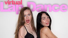 Emily Bloom And Mary Angel - Virtual Lap Dance