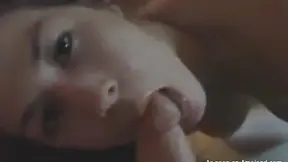 Sizzling Latin Temptress Moans Hotly While Deep-Throating A Hard Cock