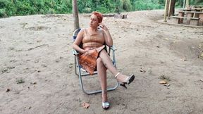 My feet and legs were bitten and I had to spend the afternoon scratching them (4)