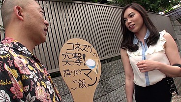 Jav foursome cooking and fucking game with sexy japanese milf
