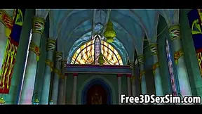 Anime Babe Ignites Steamy 3D Adventure with Busty Blowjob Bliss