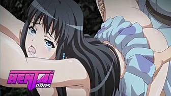 HENTAI PROS - Trip To The Hot Springs Turns Into A Well-deserved Team Banging Expe...