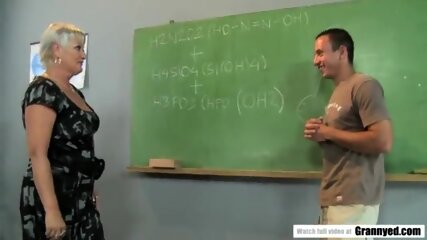 Pupil fucks mature teacher