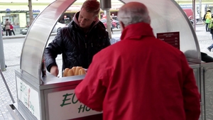 Little blond slurps on a mighty joystick
