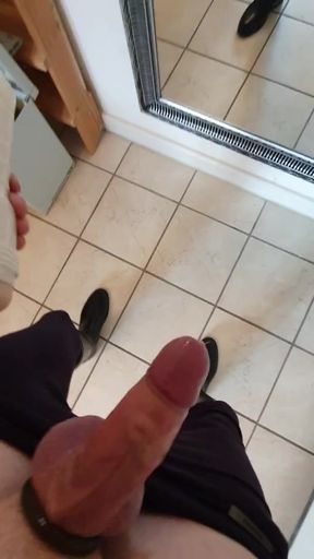 Wearing jerk off leggings and cumming