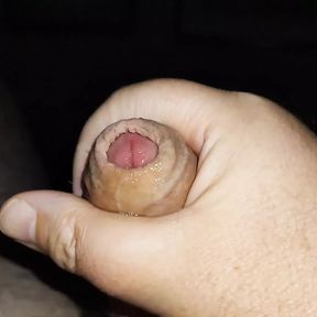 Little bit of pre cum