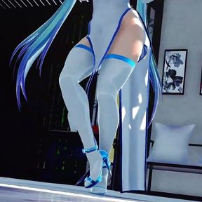 Thick Miku With Huge Tits - Sexy Dance (3D HENTAI)