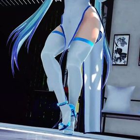 Thick Miku With Huge Tits - Sexy Dance (3D HENTAI)