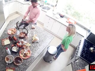 Stepsis Entreats For Stepbro's Knob After Thanksgiving Dinner