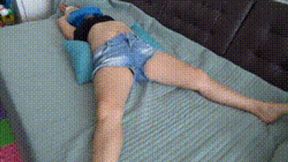 girl will be licking and kissing your navel BBn