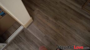 Kinky teen Jane Wilde catches her stepdad with hard dick