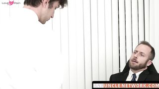 SayUncleNetwork.com - Big dick Mormon twink drills bearded elder bareback raw