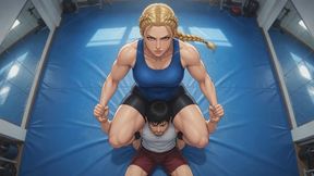 Mixed Wrestling Stories #11: Golden Braid Domination on the Mat
