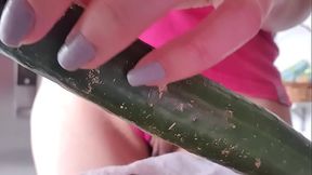 GAROTA MOSTRA O PEPINO QUE ELA GOSTA !!! CABE TUDINHO.... BUCETA DELICIOSA