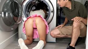 ”Bubble butt teen step sister Dakota Tyler was so sexy & liked stupid bets”