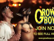 GrowlBoys hung satyr teacher raw fucks student pups in school office