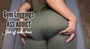 Gym Leggings Ass addict - JOI