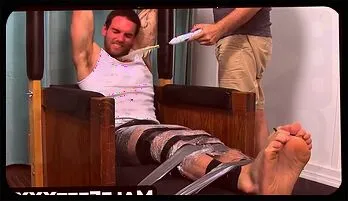 Chase Lachance Gets Tickled to Perfection by His Foot Fetish Master