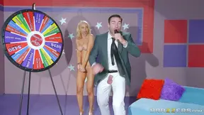 Game Show Prize Wins Her More Than Money – A Hard Cock Instead!