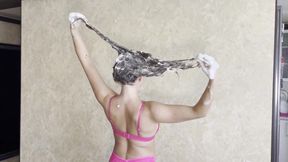 A Lot of Soapy Sperm on My Hair