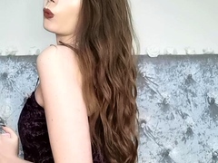 Webcam brunette furios anger masturbation 2