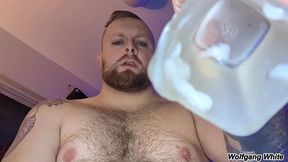 full video - straight friend feeds you his cum from shot glass - pov edging with cum eating instructions